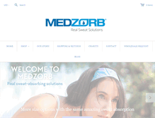 Tablet Screenshot of medzorb.com